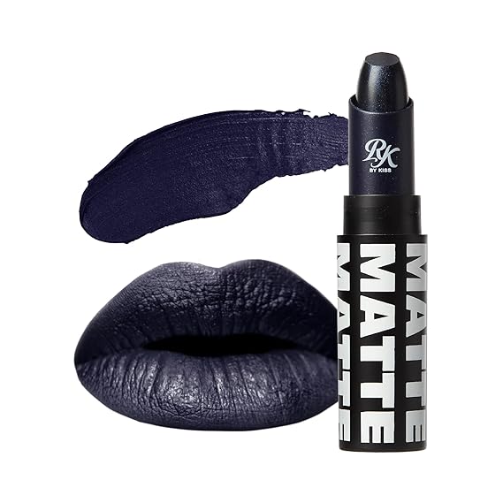 Rk by kiss (RMLS54) Black & Blue matte lipstick