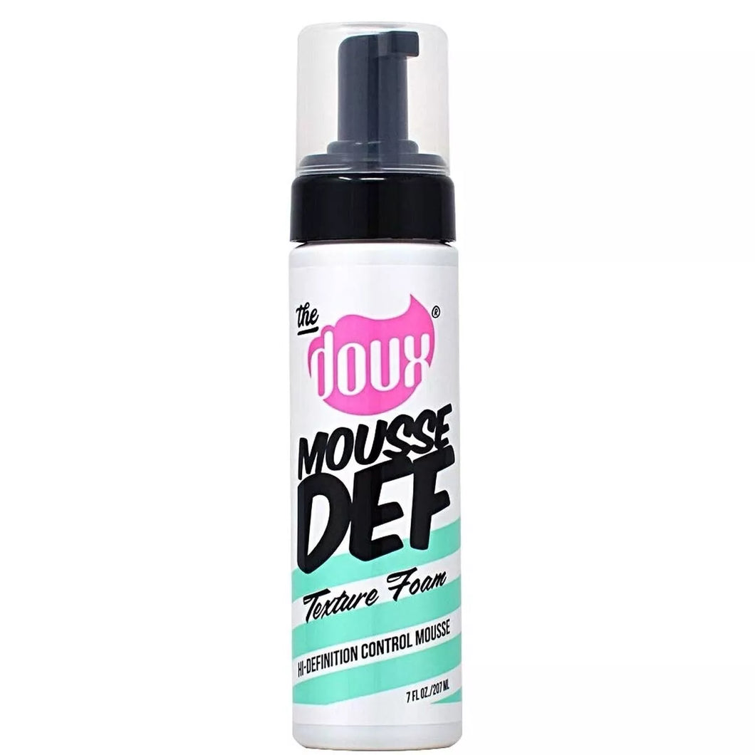 The Doux Mousse DEF Texture Foam Mousse Detangles Conditions Defines 7oz/207ml