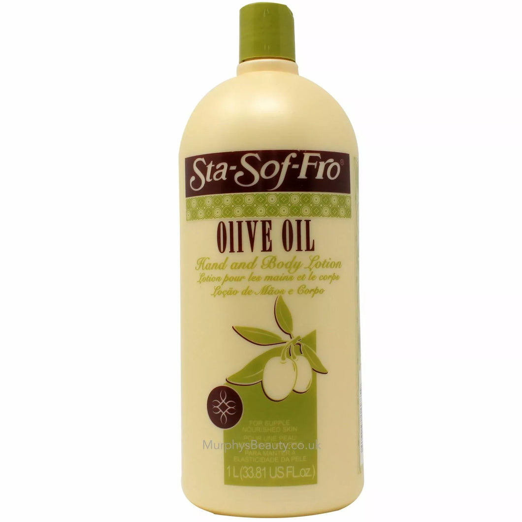 Sta-sof-fro | Olive Oil | Hand and Body Lotion 33.81oz/1L