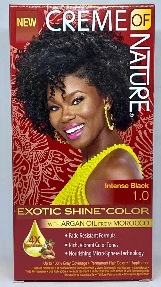 Creme of Nature Permanent Hair Dye With Argan Oil for Exotic Shine (All Colours)