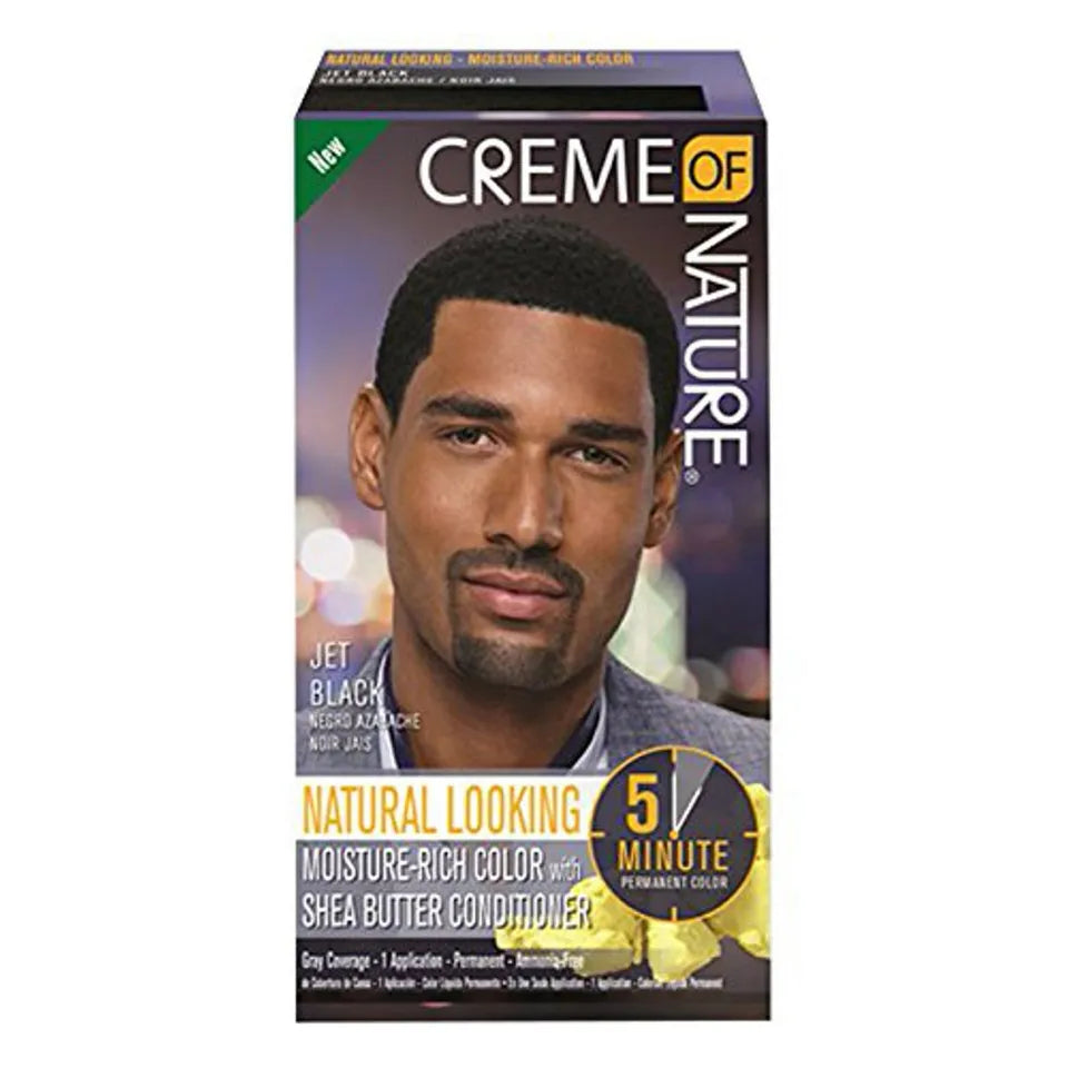 Creme Of Nature Mens Moisture Rich Hair Color With Shea Butter Conditioner (All Colors)