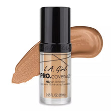 Load image into Gallery viewer, LA Girl PRO Coverage HD Long Wear Illuminating Foundation - Choose Your Shade [All Colours]
