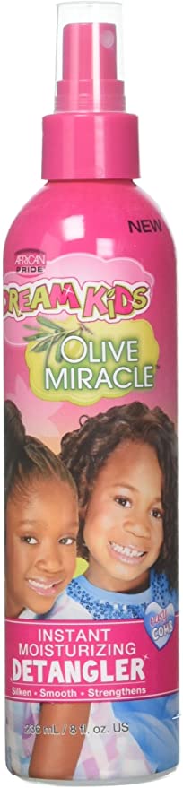 African Pride | Dream Kids | Olive Miracle  - Instant Moisturizing Detangler 8oz/236ml